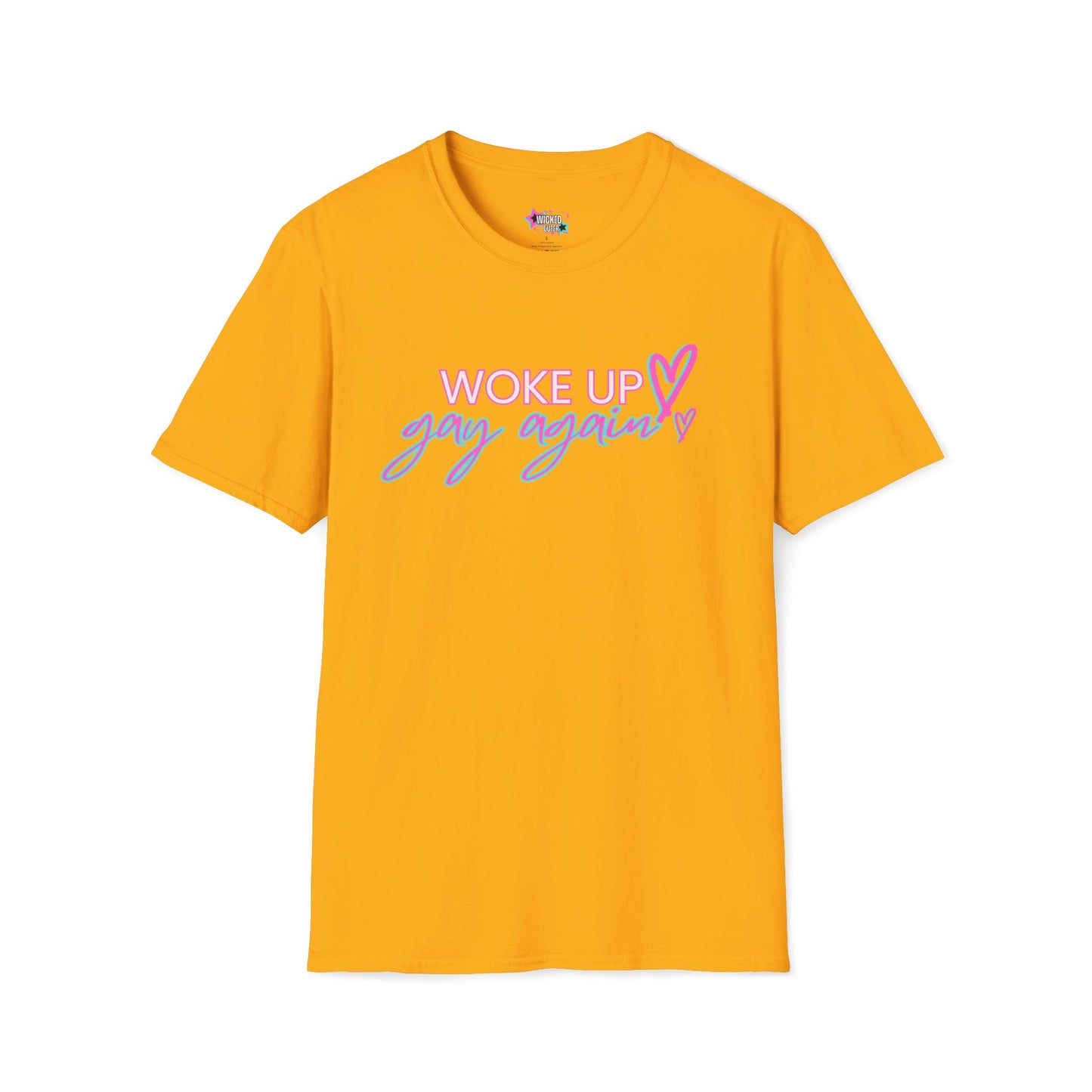 Woke Up Gay Again – The Daily Struggle Tee