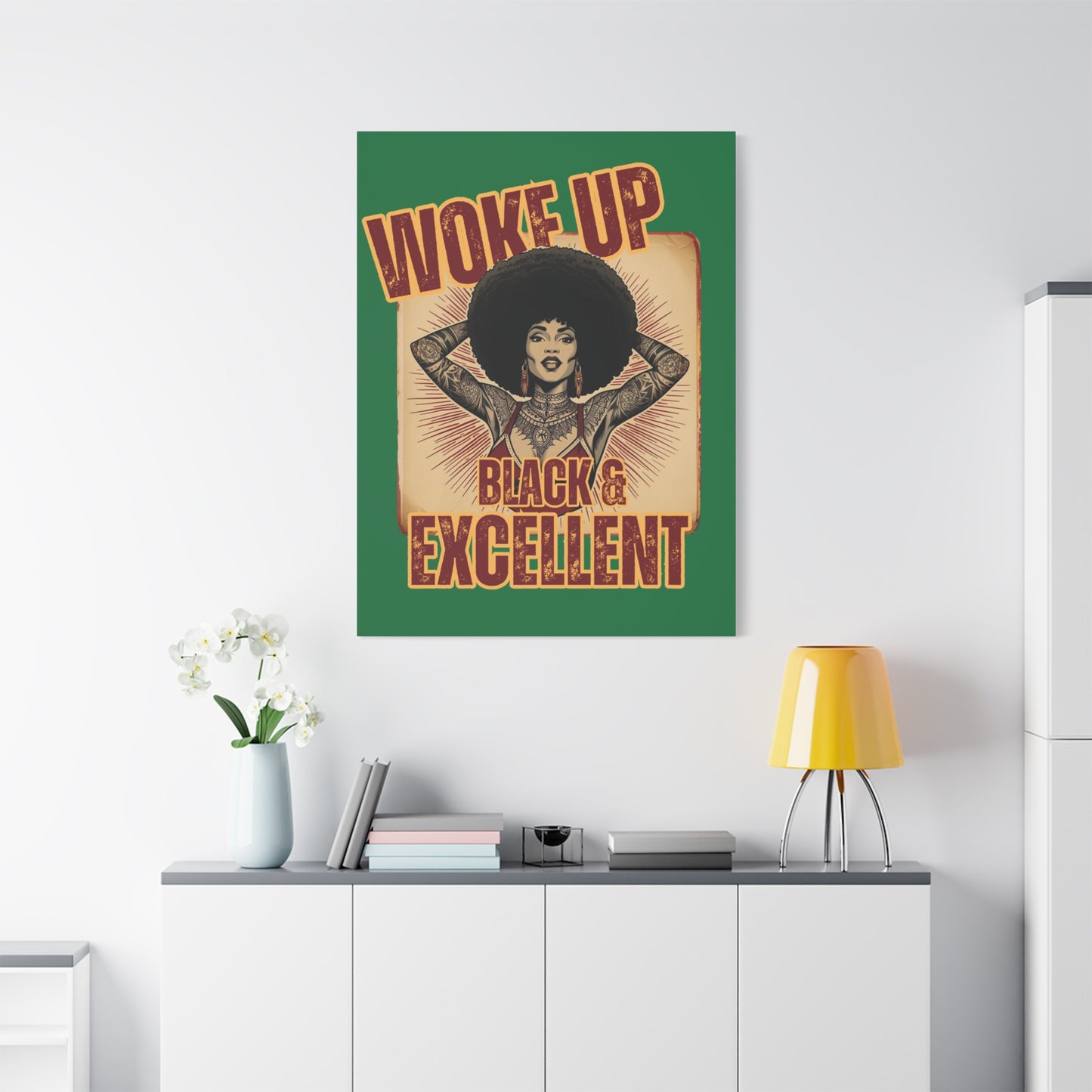 Woke Up Black & Excellent – A Daily Affirmation in Art