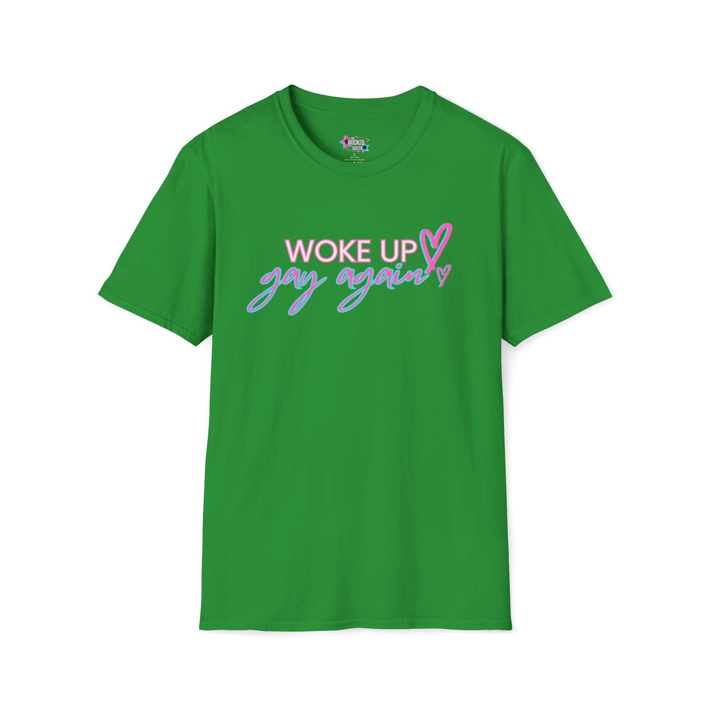 Woke Up Gay Again – The Daily Struggle Tee