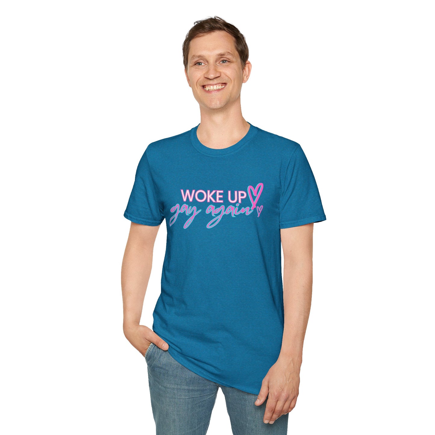 Woke Up Gay Again – The Daily Struggle Tee