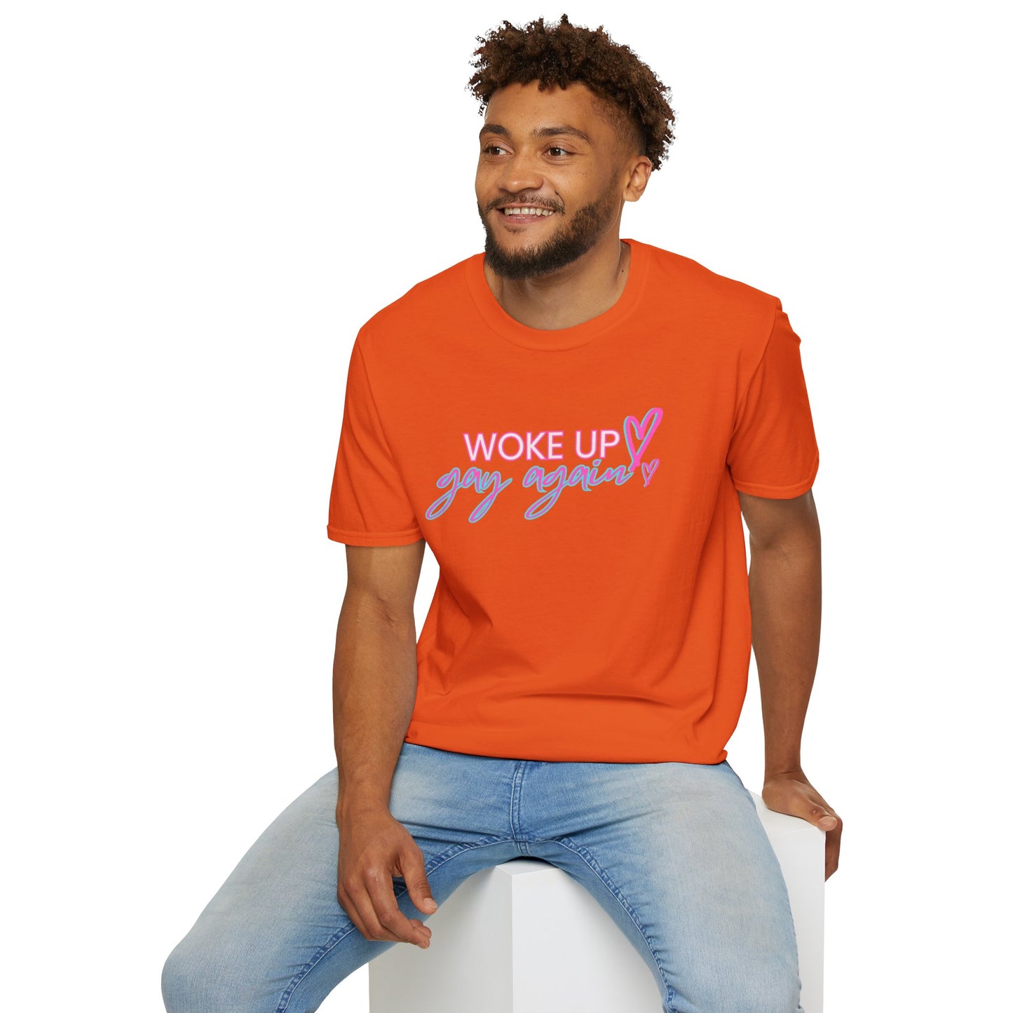 Woke Up Gay Again – The Daily Struggle Tee